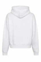 Felpa Palm Angels con Cappuccio Bianca in Cotone 100% con Stampa Palme Viola – Made in Italy