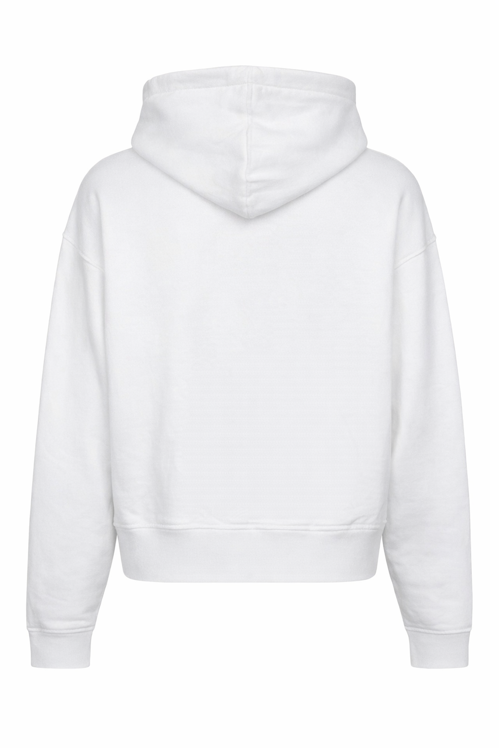 Felpa Palm Angels con Cappuccio Bianca in Cotone 100% con Stampa Palme Viola – Made in Italy